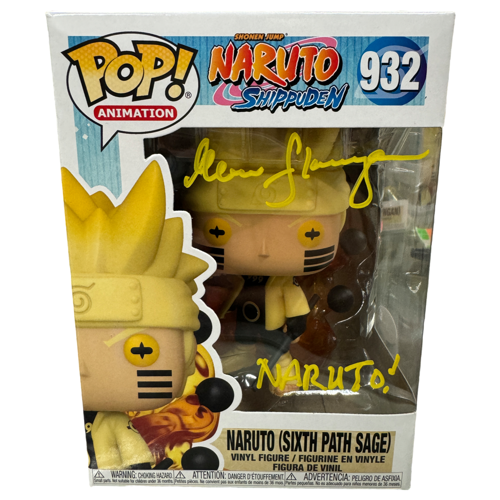 Funko Pop! Naruto Six Path Sage Signed Autographed by Maile Flanagan #932 (JSA Certified) (Style and Colors May Vary)