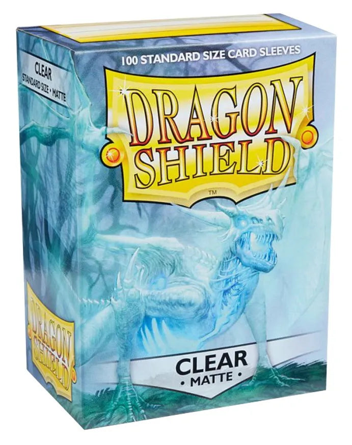 Dragon Shield Standard Size Card Sleeves 100 Count Matte Clear