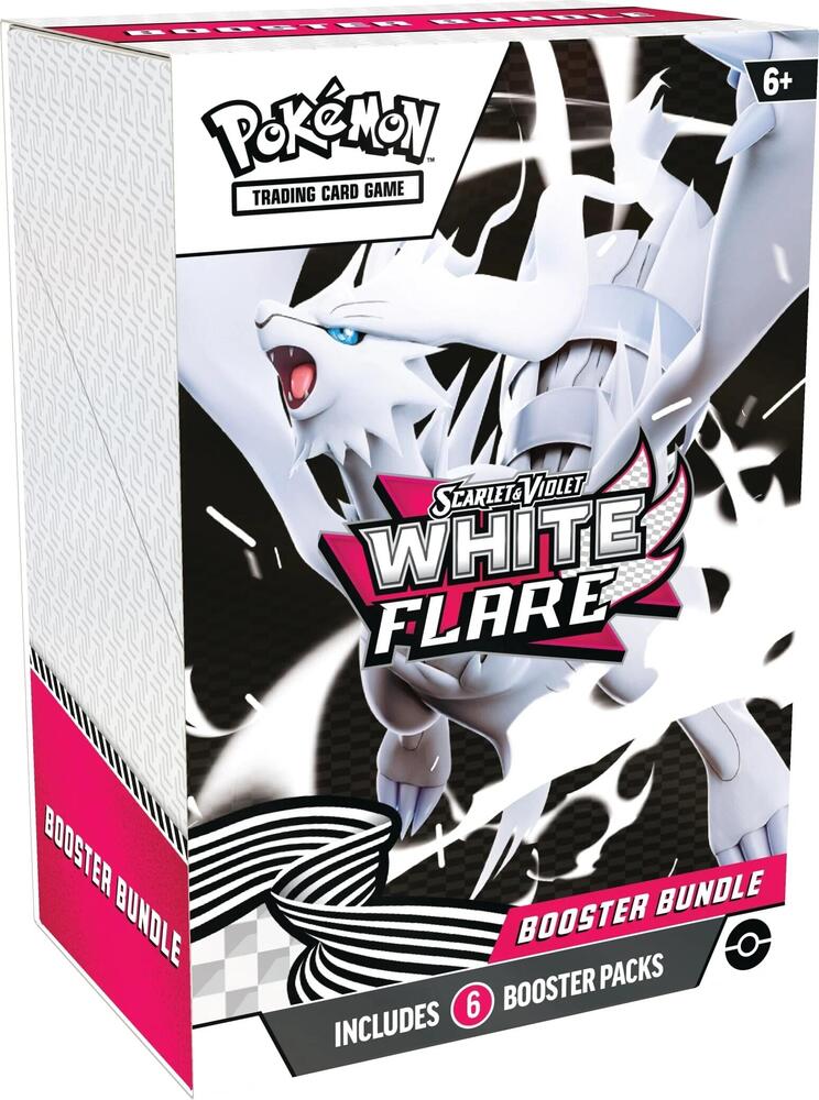 Pokemon TCG: Scarlet & Violet 10.5 White Flare Booster Bundle (6 Boosters)