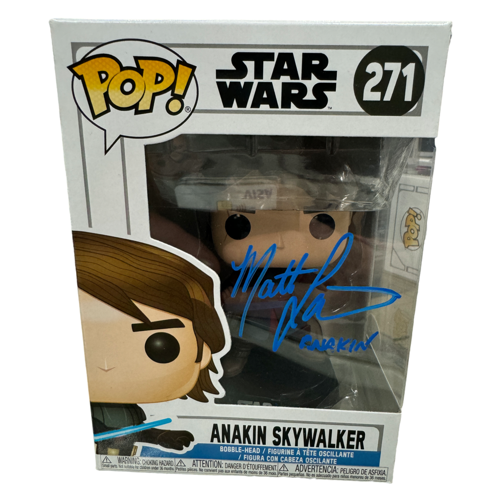 Funko Pop! Star Wars The Clone Wars Anakin Skywalker SIGNED Autographed by Matt Lanter #271 (JSA Certified)