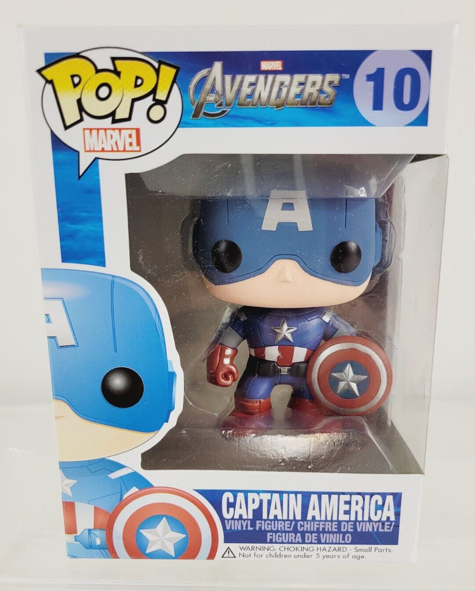 Funko Pop! Marvel Avengers Captain America #10 | Undiscovered Realm Funko Pop! Marvel Avengers Captain America #10 | Undiscovered Realm