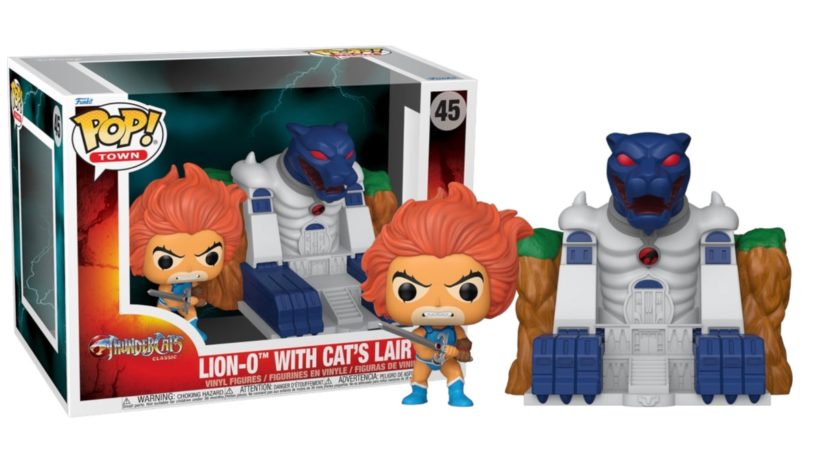 Funko Pop! Town Thundercats Lion-O with Cat