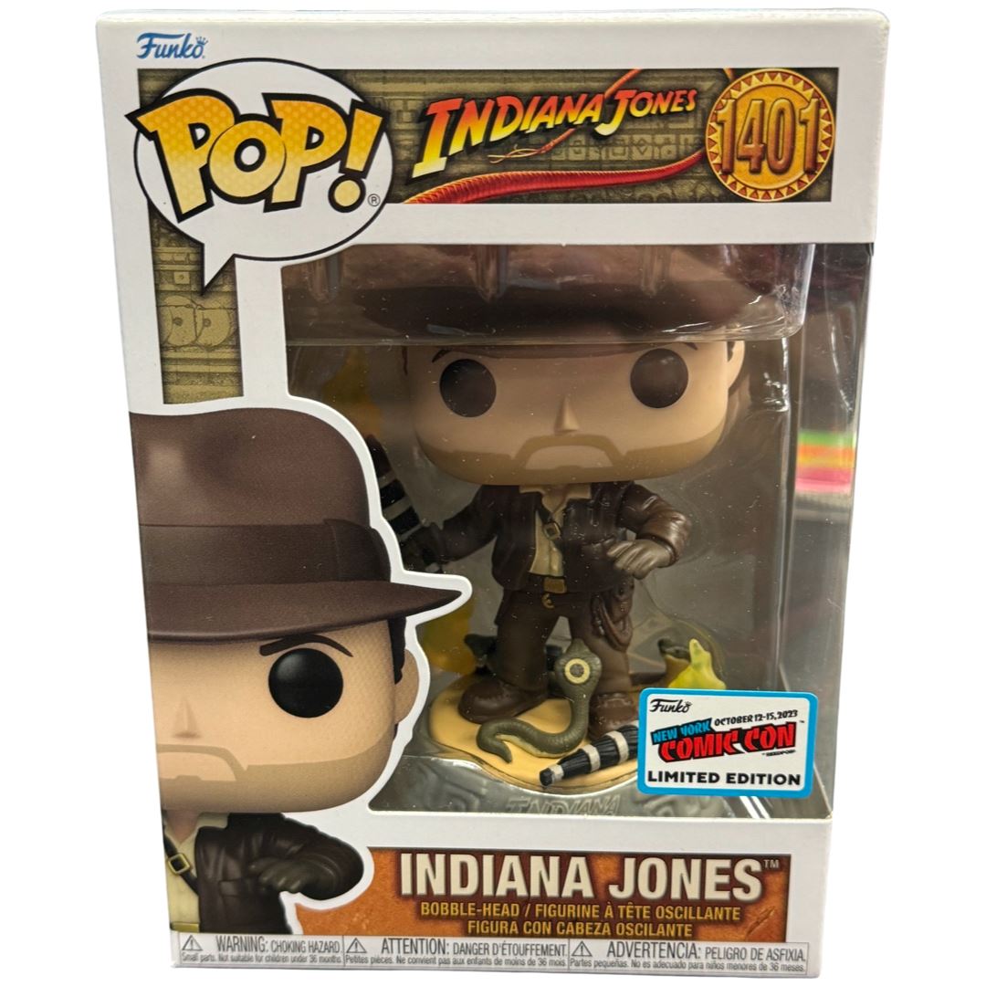 Funko Pop! Indiana Jones New York Comic Con (Official Sticker) Exclusi –  Undiscovered Realm