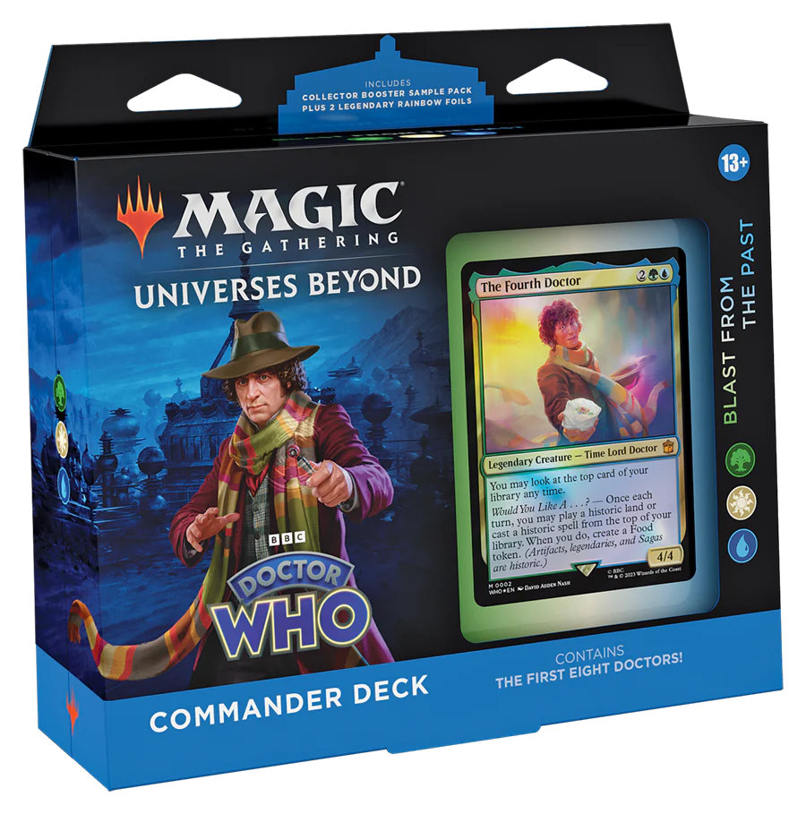 Magic the Gathering Doctor Who Blast From The Past Commander Deck (Green/White/Blue)