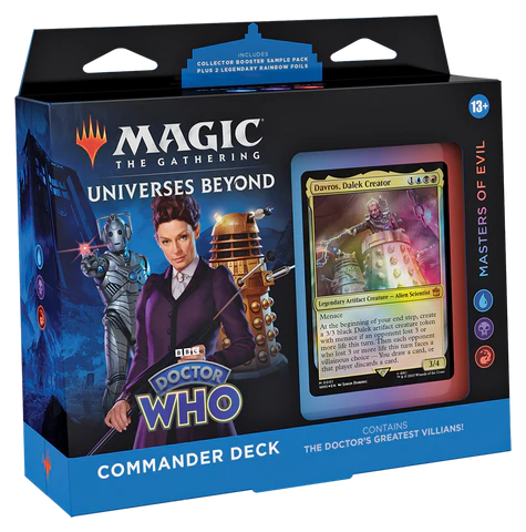 Magic the Gathering Doctor Who Masters of Evil Commander Deck (Blue/Black/Red)
