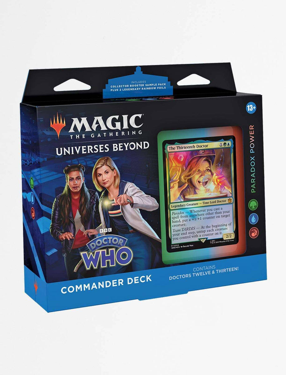 Magic the Gathering Doctor Who Paradox Power Commander Deck (Green/Blue/Red) Magic the Gathering Doctor Who Paradox Power Commander Deck (Green/Blue/Red)