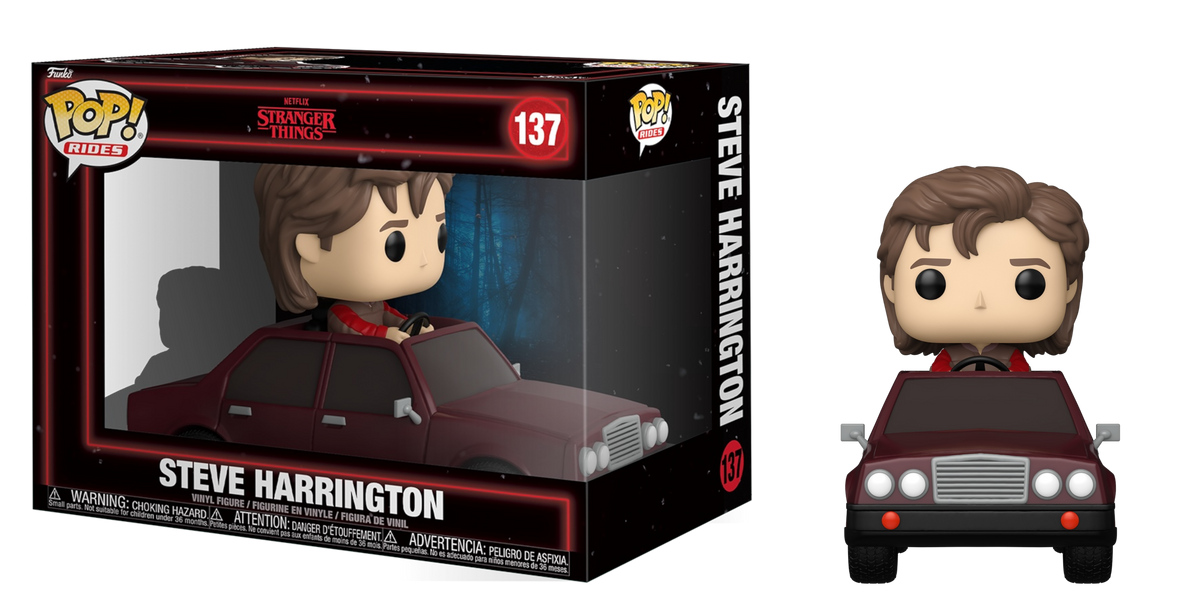 Funko Pop! Rides Stranger Things Steve Harrington with Car #137