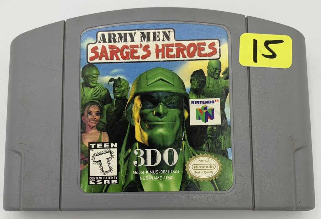 Army Men Sarge’s Heroes for the Nintendo 64 (N64) (Loose Game) - Undiscovered Realm