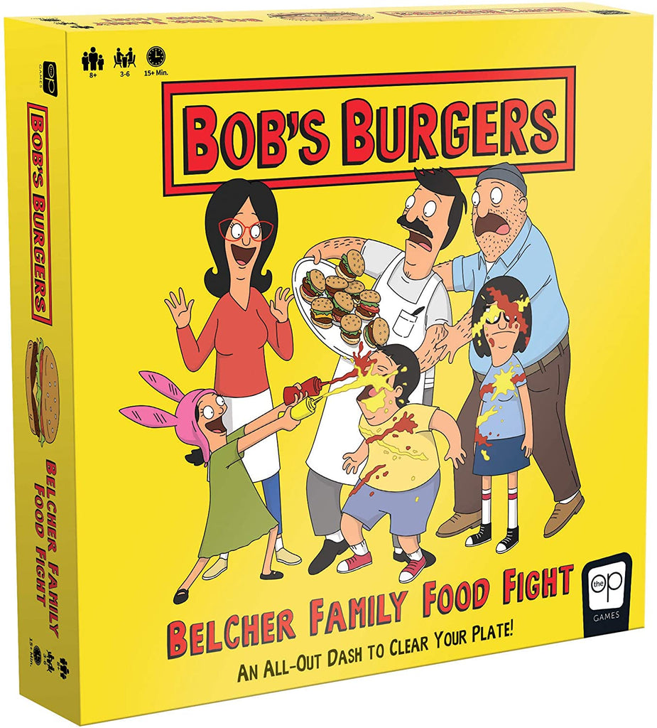 Bob's Burgers: Belcher Family Food Fight Board Game - Undiscovered Realm