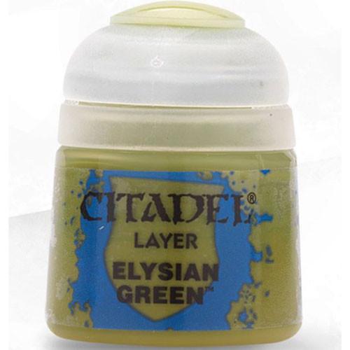 Citadel Layer Paint: Elysian Green (12ml) - Undiscovered Realm
