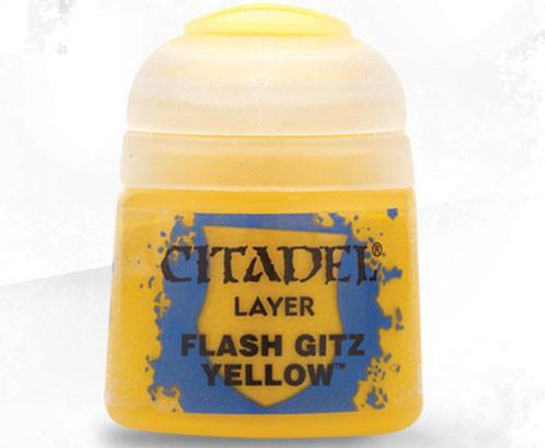 Citadel Layer Paint: Flash Gitz Yellow (12ml) - Undiscovered Realm