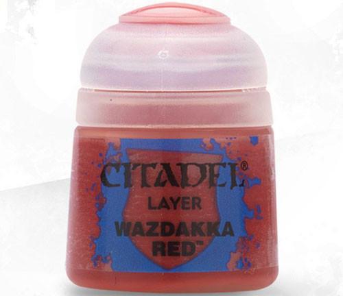 Citadel Layer Paint: Wazdakka Red (12ml) - Undiscovered Realm