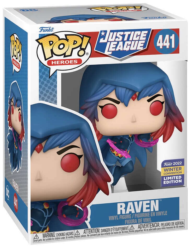 DC Justice League Raven Winter Convention Exclusive Funko Pop! #441 - Undiscovered Realm