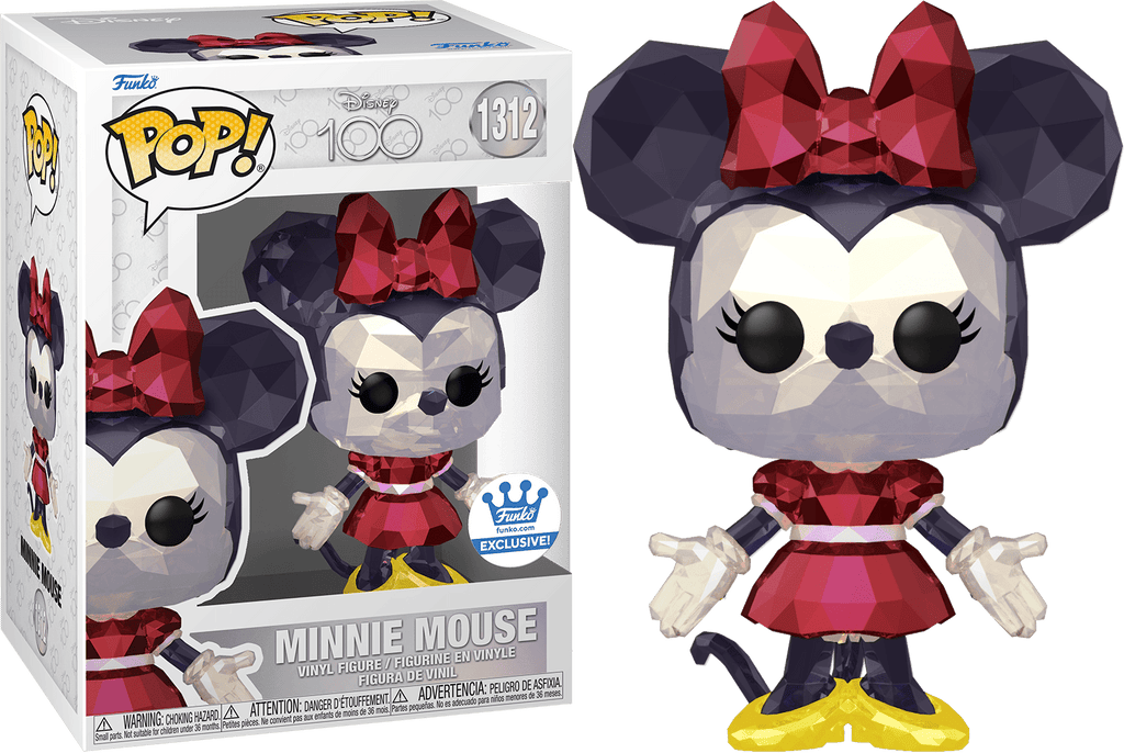 Disney 100th Anniversary Minnie Mouse (Facet) Exclusive Funko Pop! #1312 - Undiscovered Realm