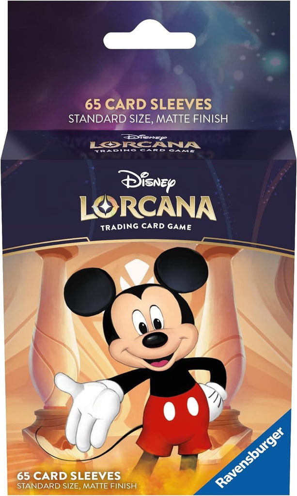 Disney Lorcana Card Sleeves - Mickey (65-Pack) - Undiscovered Realm