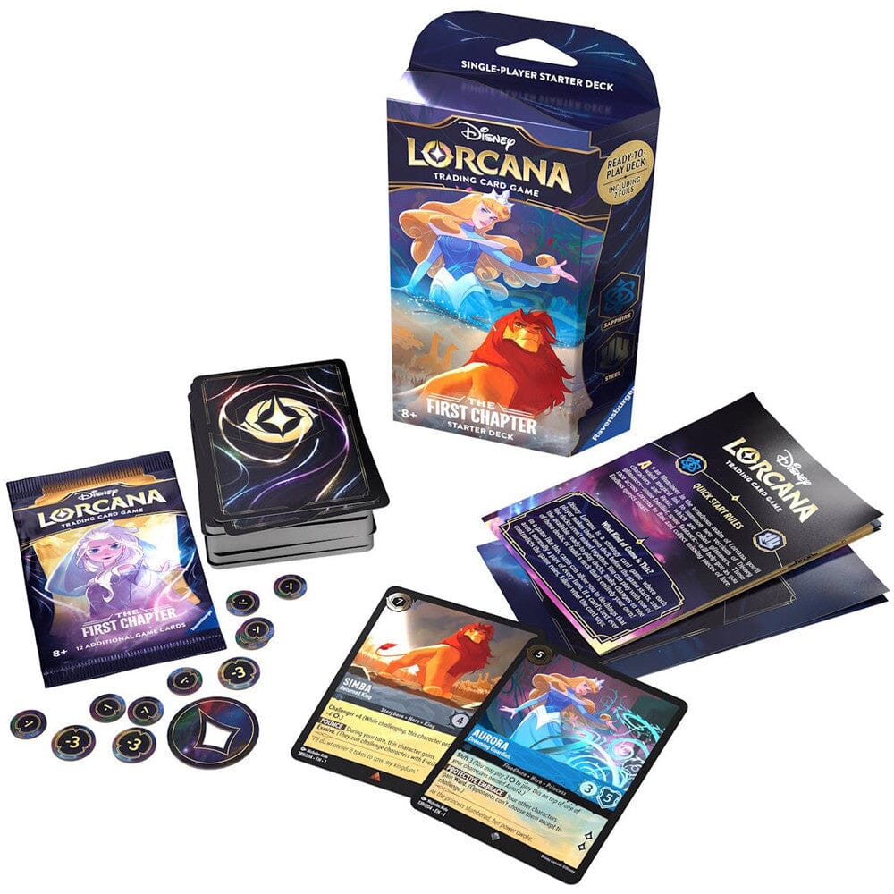 Disney Lorcana TCG: The First Chapter Sapphire & Steel Starer Deck - Undiscovered Realm