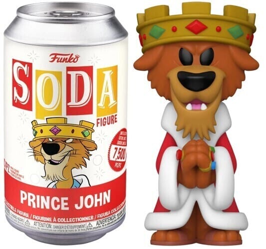 Disney Robin Hood Prince John Funko Vinyl Soda (Opened Can) - Undiscovered Realm