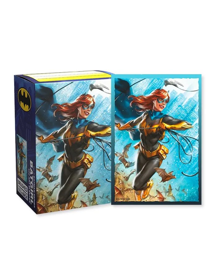 batman card sleeves Dragon Shield Standard Size 100 Count Brushed Art Matte DC Batgirl Deck:FFVII Limit Break Pokemon single card pocket cards Egyptian God Slime LED7-EN001