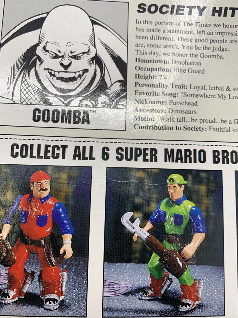 ERTL Super Mario Bros Movie Gomba Vintage Action Figure - Undiscovered Realm