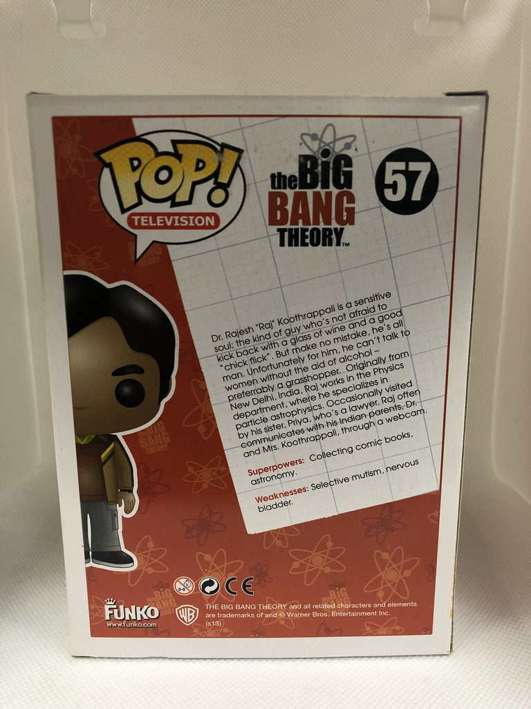 Funko Pop! Big Bang Theory Raj Koothrappali #57 Funko