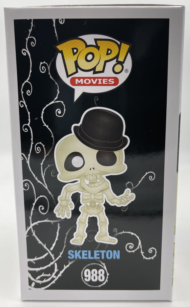 Funko Pop! Corpse Bride Skeleton Glow in the Dark GID Chase Exclusive #988 (Light Box Damage) Funko