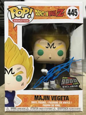 Funko Pop! Dragon Ball Z DBZ Majin Vegeta Over 9000 Exclusive Signed Autographed by Chris Sabat #445