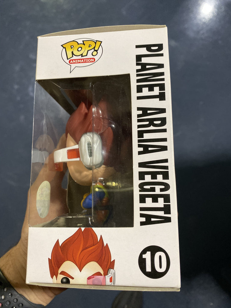 Funko Pop! Dragon Ball Z DBZ Planet Arlia Vegeta NYCC Toy Tokyo Exclusive #10 *Slight Damage* Funko