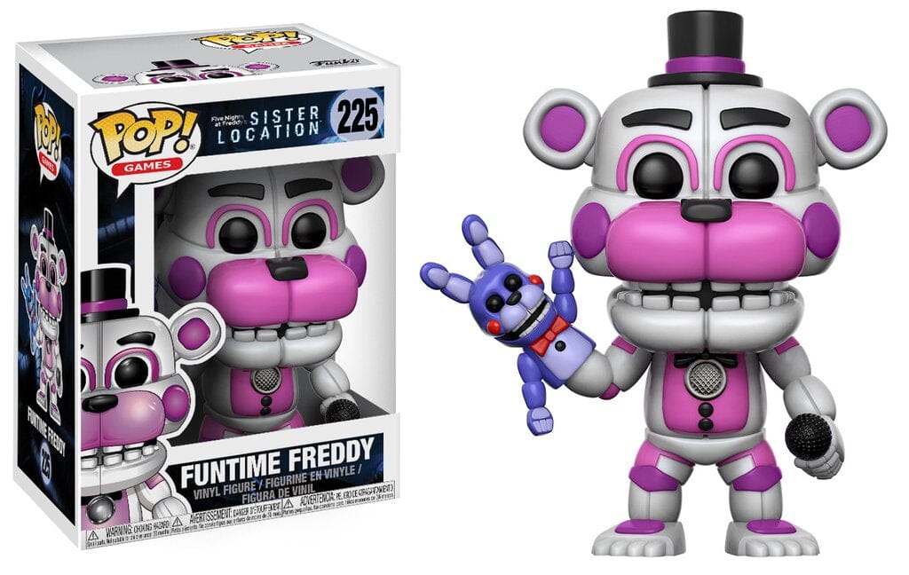 Funko Pop! FNAF Sister Location Funtime Freddy #225 – Undiscovered