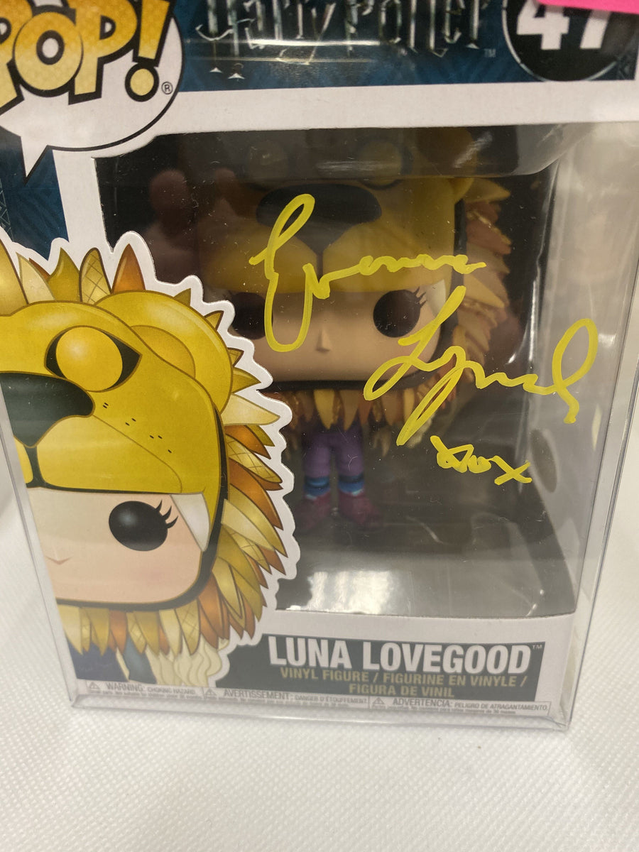 Funko Pop! Harry Potter Luna Lovegood Lion Head Signed by Evanna