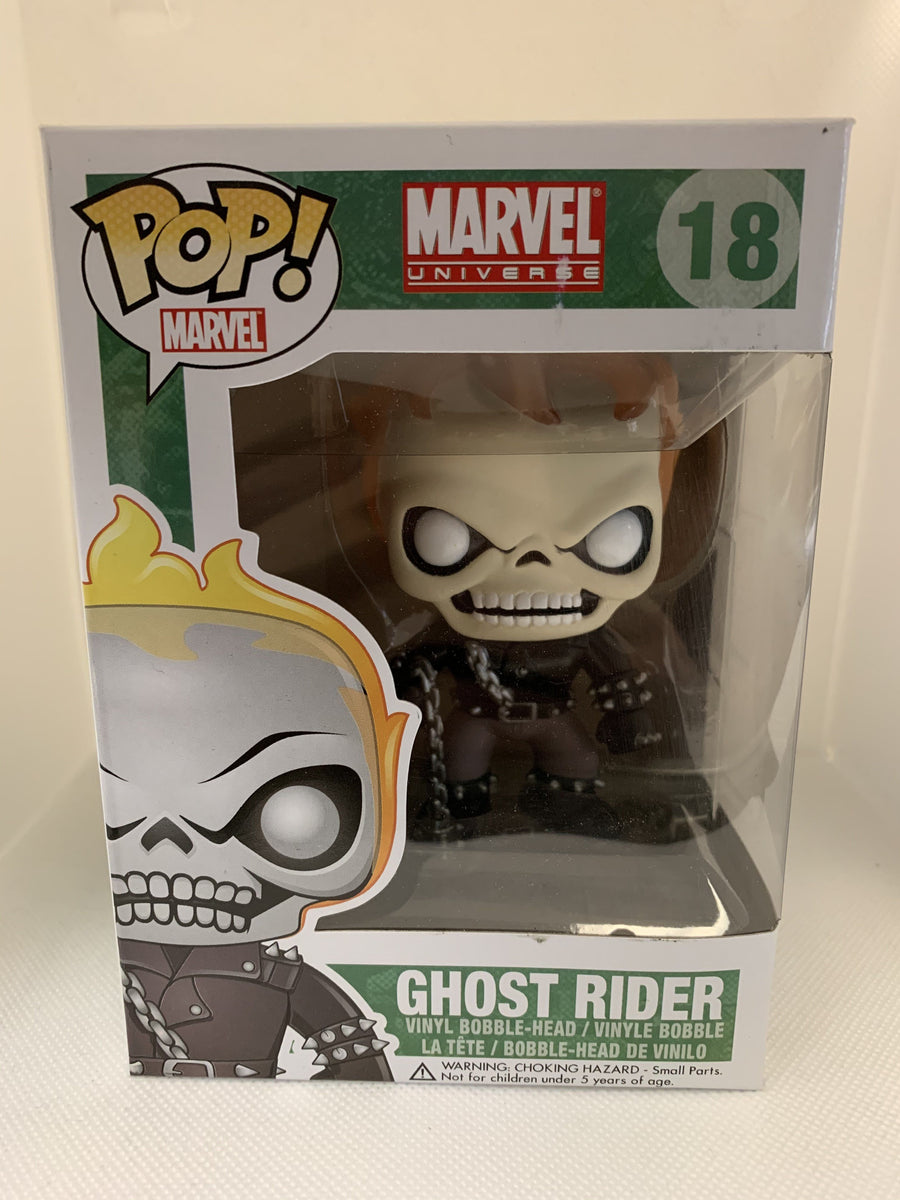 【希少品】Funko pop! 18  Ghost rider ゴーストライダー Funko Pop! Marvel Ghost Rider # 18 (Metallic) Exclusive 2013