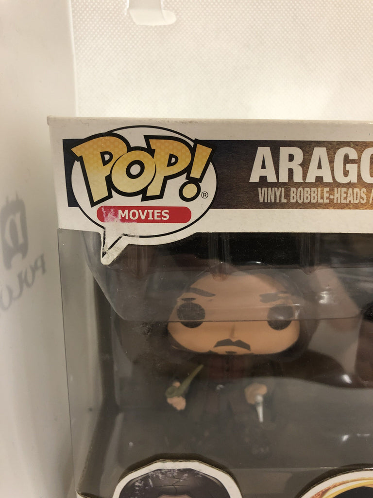 Funko Pop! The Lord of the Rings Aragorn and Arwen Summer Convention Exclusive 2 Pack *Heavy Box Damage* Funko