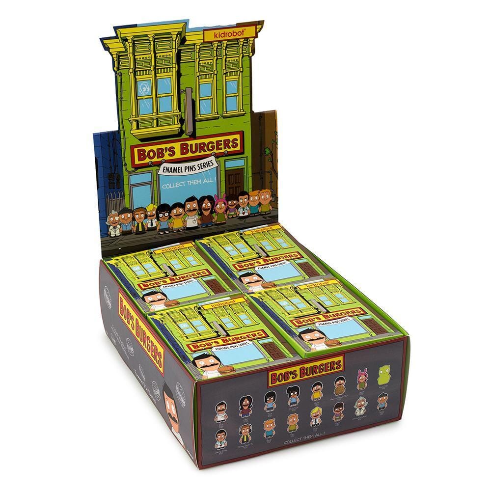 Kidrobot Bob's Burgers Enamel Pin Blind Box Series