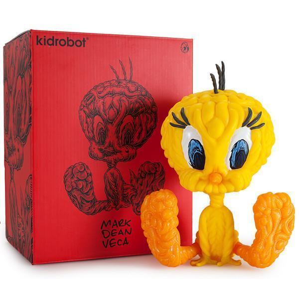 Kidrobot Looney Tunes Mark Dean Veca Yellow 8 Inch Tweety Bird Figure