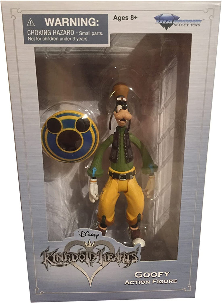Kingdom Hearts Diamond Select Toys Goofy Action Figure (Light Shelf Wear)
