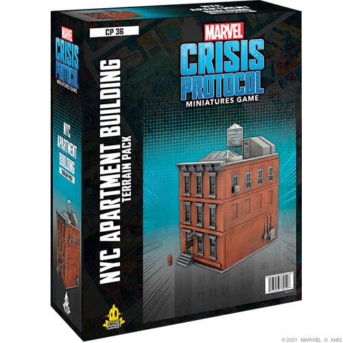 Marvel Crisis Protocol: NYC Apartment Building Terrain Pack Atomic Mass Games 