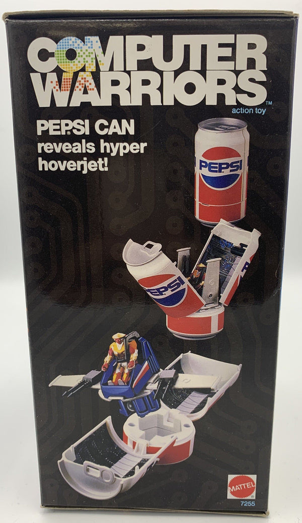 Mattel Computer Warriors Pepsi Can Hyper Hoverjet Sealed Vintage Action Figure Action Figure Mattel 