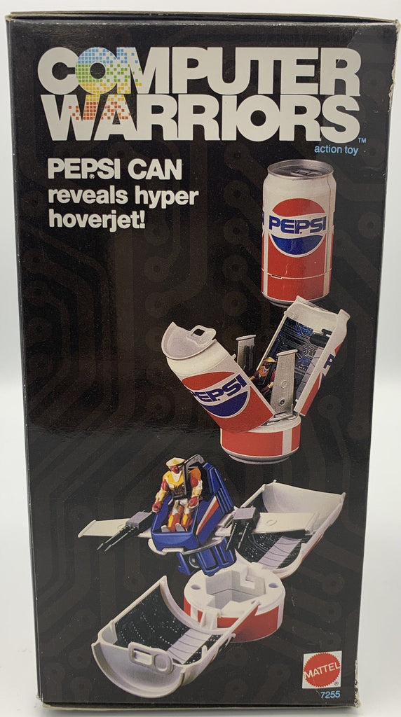 Mattel Computer Warriors Pepsi Can Hyper Hoverjet Sealed Vintage Action Figure Action Figure Mattel 