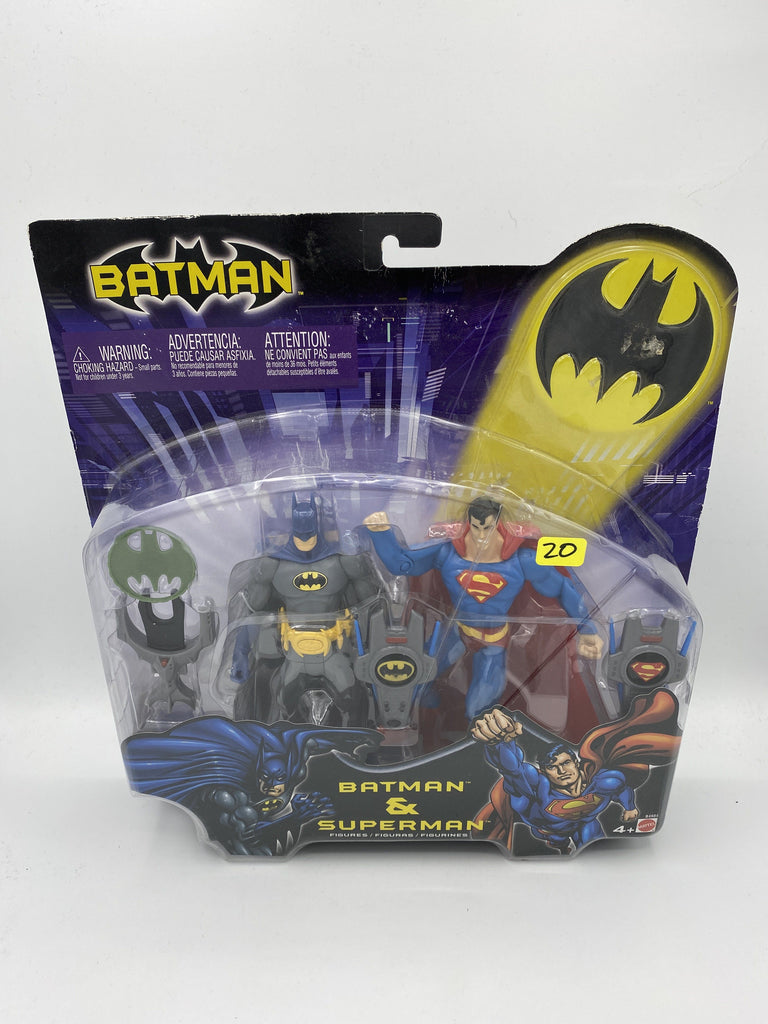 Mattel DC Batman & Superman (Disc Launchers) Action Figures