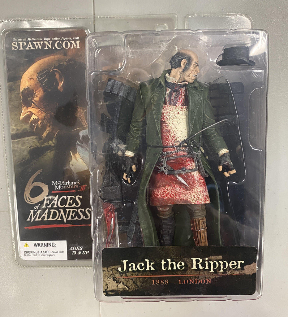 Mcfarlane 6 Faces of Madness Full Set of Six Action Figures Billy the Kid, Atilla the Hun, Vlad the Impaler, Jack the Ripper, Elizabeth Bathory, Rasputin Action Figure Mcfarlane