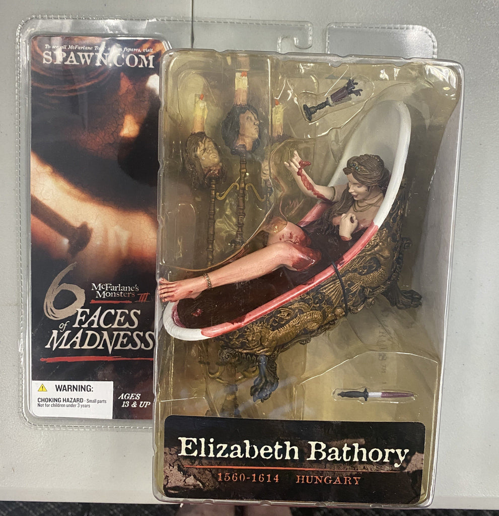 Mcfarlane 6 Faces of Madness Full Set of Six Action Figures Billy the Kid, Atilla the Hun, Vlad the Impaler, Jack the Ripper, Elizabeth Bathory, Rasputin Action Figure Mcfarlane