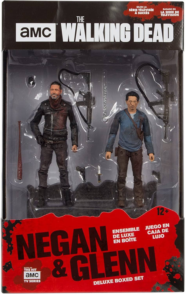 McFarlane Toys The Walking Dead Negan and Glenn Deluxe Boxed Set Action Figure