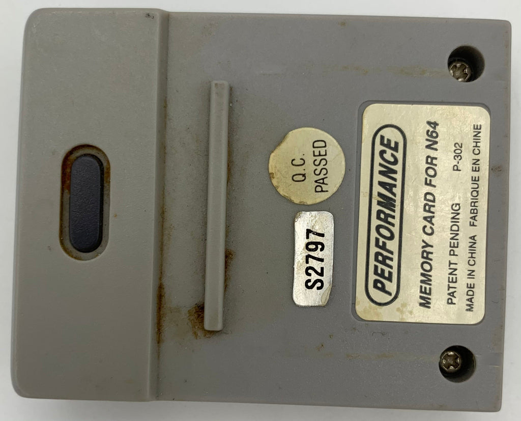 Memory Card for the Nintendo 64 (N64) (Loose) Listing A Nintendo