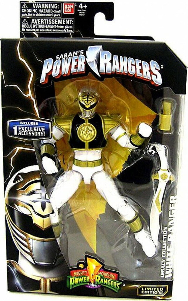 Mighty Morphin Power Rangers White Ranger Legacy Action Figure