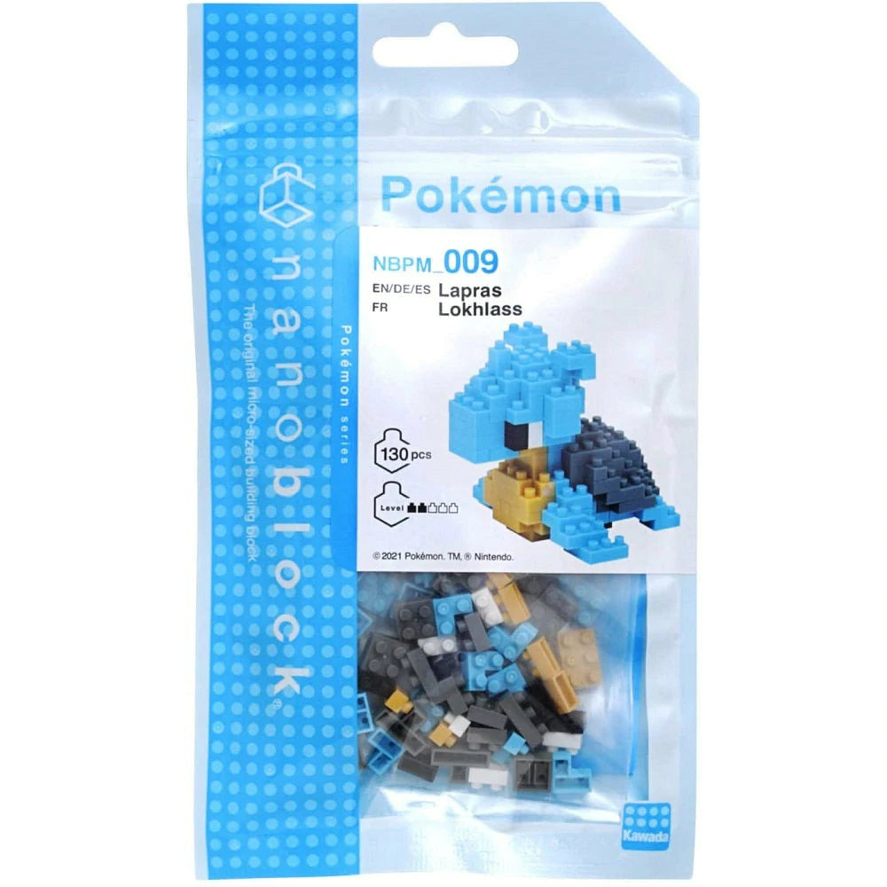 Nanoblock Pokemon Lapras (130 PCS)