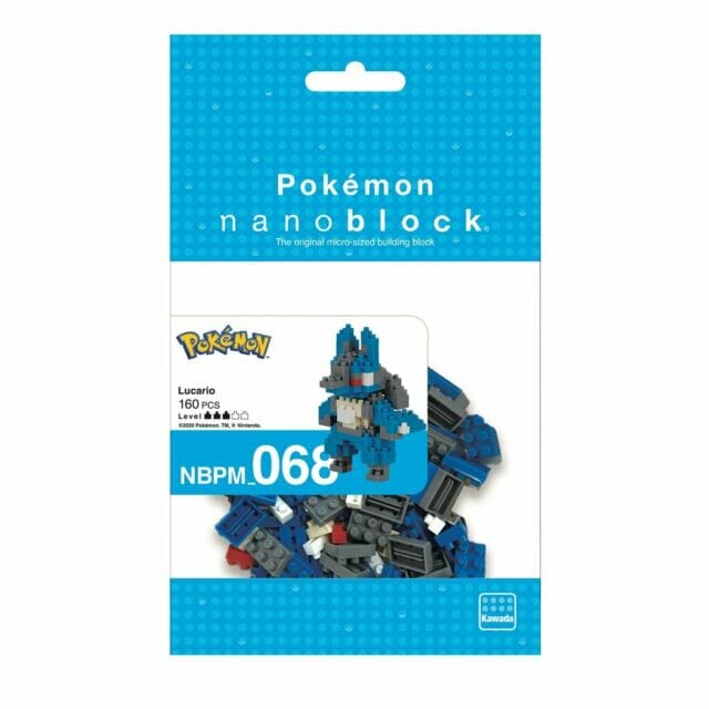 Nanoblock Pokemon Lucario (160 PCS)