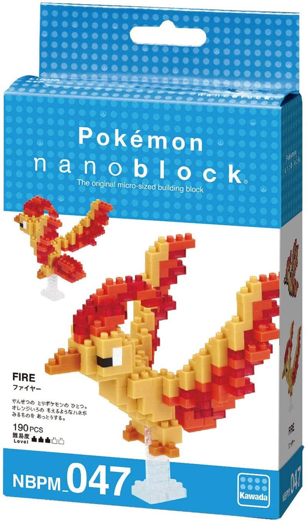 Nanoblock Pokemon Moltres (190 PCS)