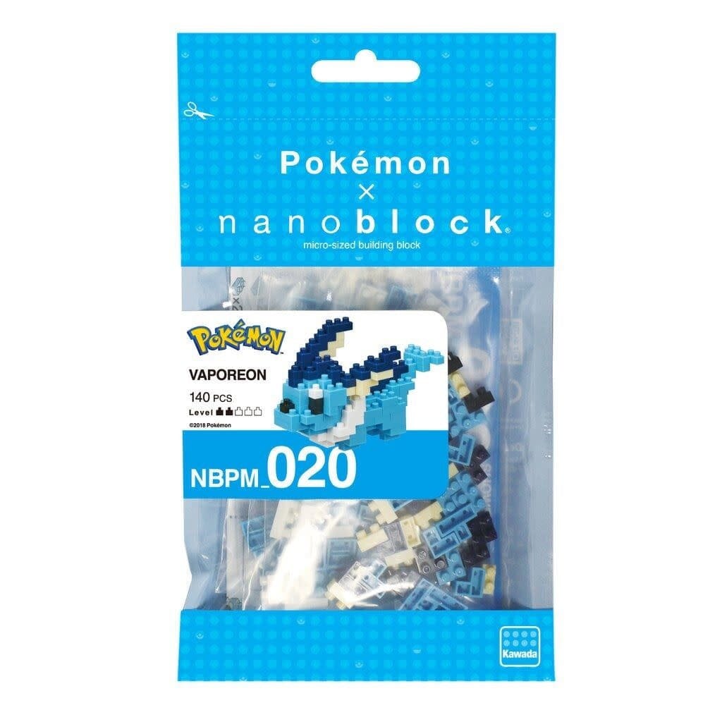 Nanoblock Pokemon Vaporeon (140 PCS)