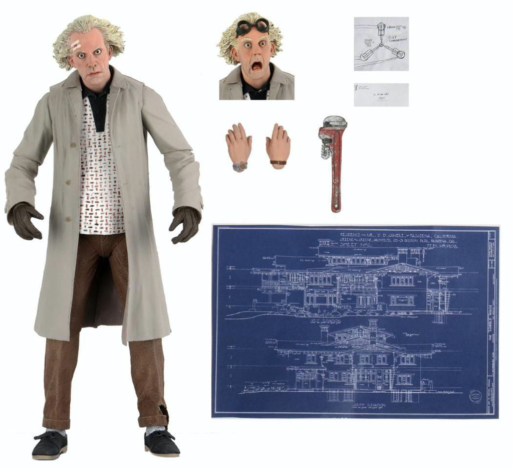 Neca Back to the Future Ultimate Doc Brown 7 Inch Figure