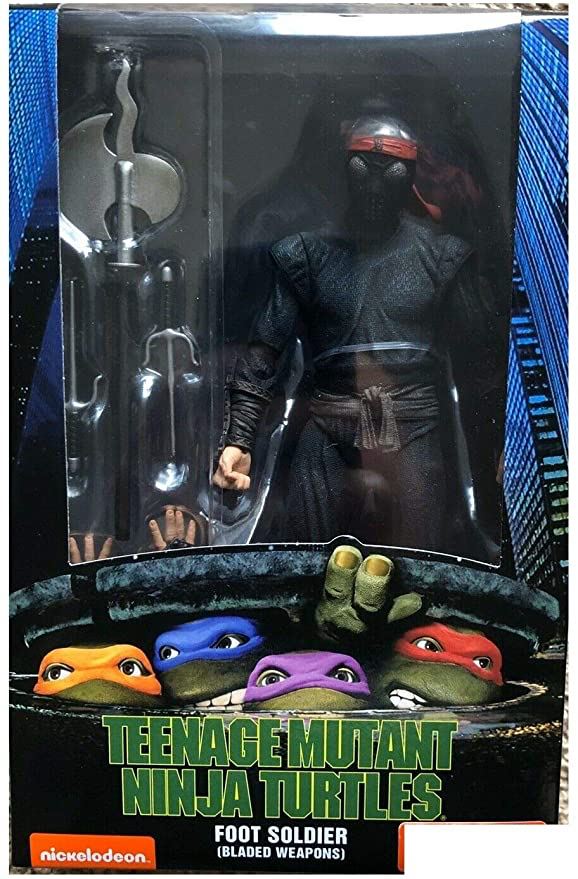 NECA Teenage Mutant Ninja Turtles Foot Soldier (Bladed Weapons) Gamest –  Zapp! Comics