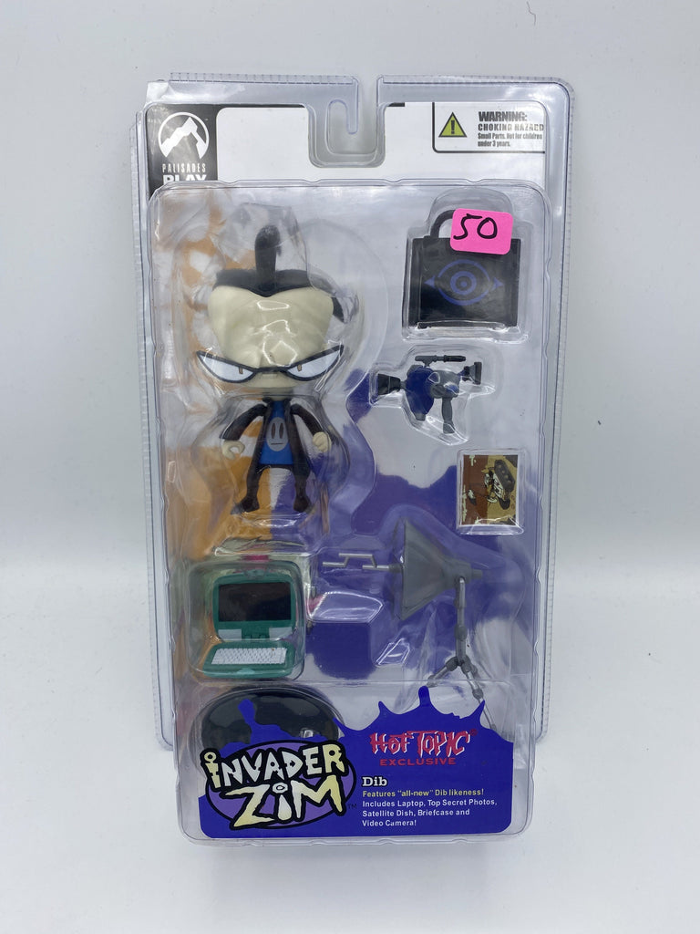 Palisades Toys Invader Zim Dib (with Laptop) Exclusive Figure